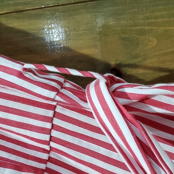 LUCY PARIS CANDY STRIPED COASTAL  DRESS SIZE LARGE - Picture 5 of 8